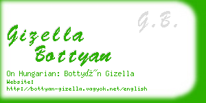 gizella bottyan business card